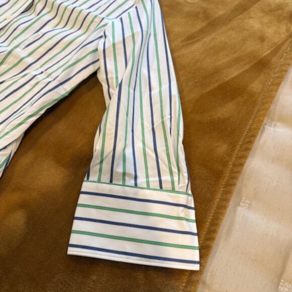 Hinson Wu Stripped Shirt - Size 6 - Picture 2 of 3